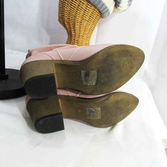 FANCY PINK COWGIRL BOOTS SIZE 8 USED ONCE, VERY CLEAN CHARLES ALBERT - Picture 11 of 11